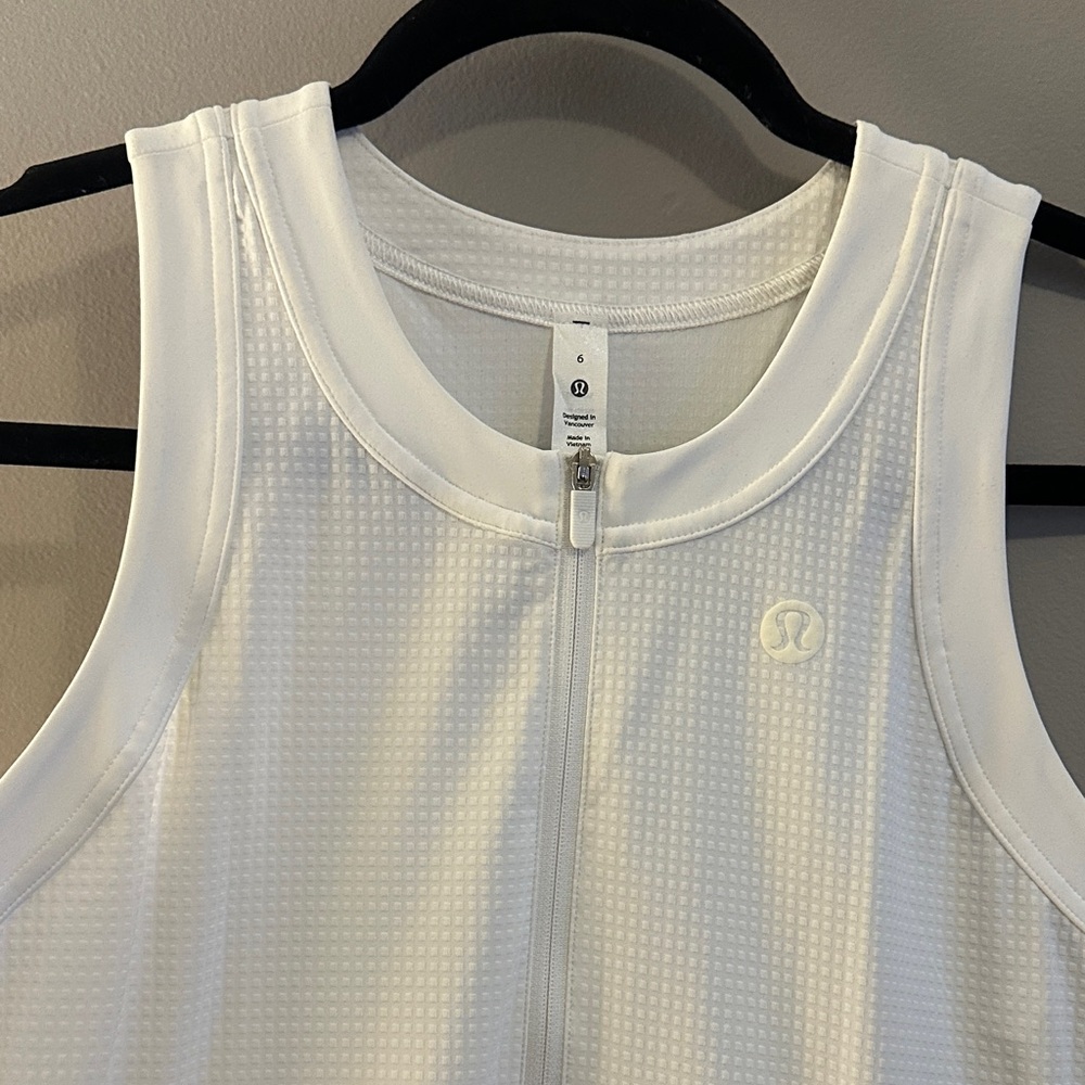 Lululemon White Sleeveless Athletic Dress - Picture 3 of 3